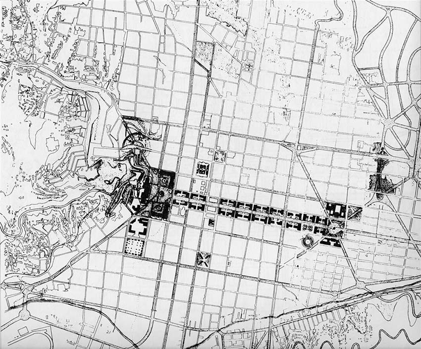 Propuesta para la Avenida Principal de Caracas. Maurice Rotival
1938/39