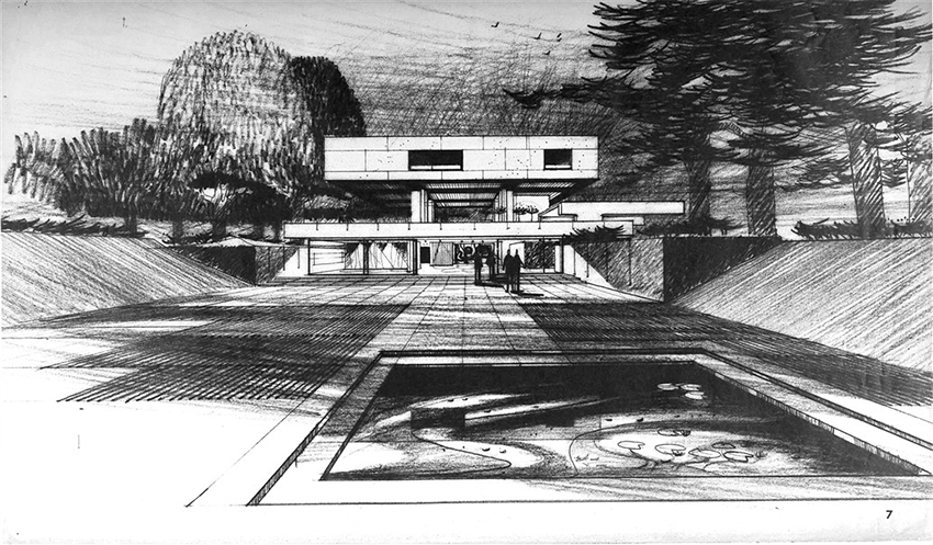Walter Gropius / TAC / Amancio Williams:
propuesta aérea para la residencia de la Embajada de Alemania en Buenos Aires