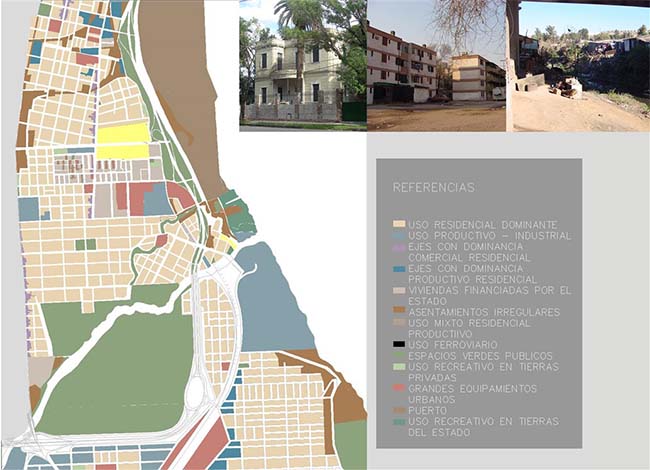 Usos del suelo y calidades del tejido de la
matriz