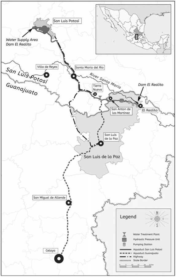 San Luis Potosi y su infraestructura de
suministro de agua