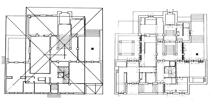 Trabajo realizado
en el Taller de Leston y Liernur sobre la planta de la casa de la hermana de
Wittgenstein. Alumno: Fernando Aliata