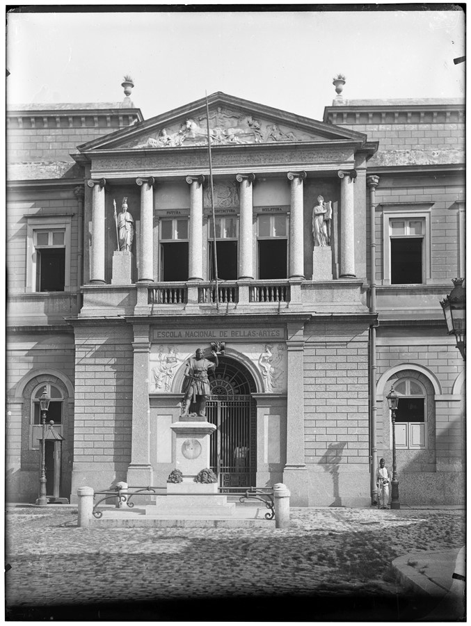 Escola Nacional de Bellas Artes. Foto Marc Ferrez. 