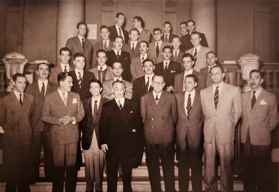  Homenaje a Anhaia Melo por la creación de la FAU USP. 1947. 