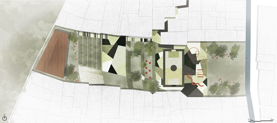 Proyecto arquitectónico del Parque de Fazendinha, elaborado por las
arquitectas Ester Carro y Veronica Vacaro.