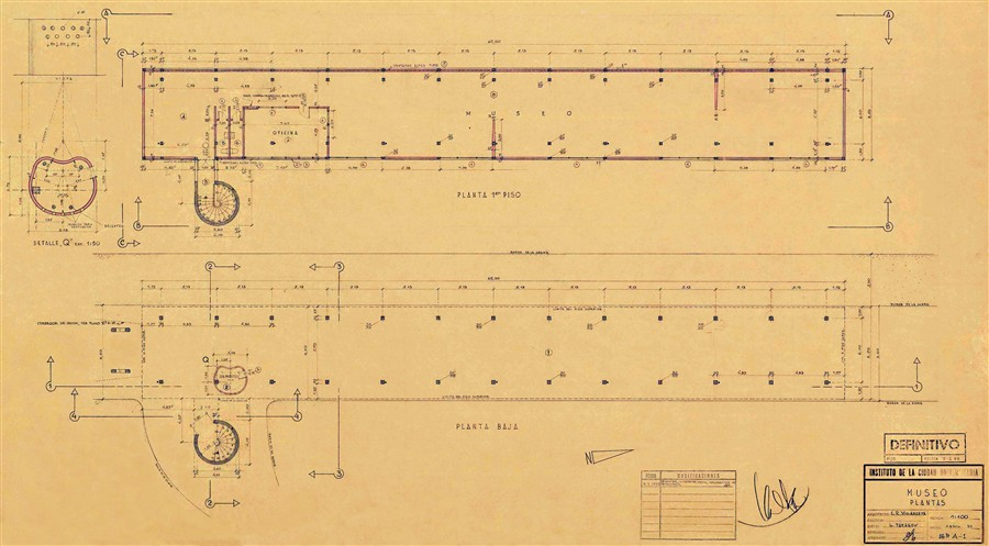 Museo / Plantas (Plano 16b-A-1).