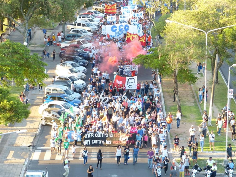 Marcha 24 de marzo, llegando al RI9