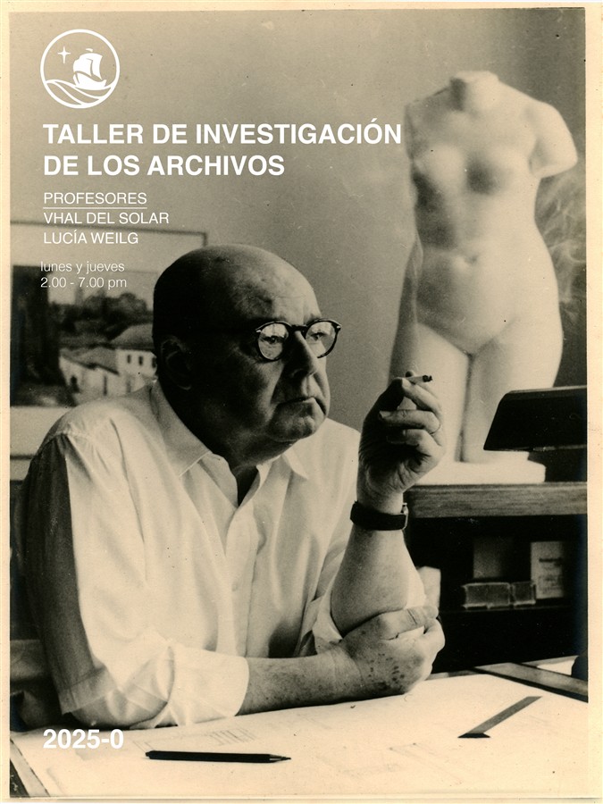 Afiche promocional con fotografía de Héctor Velarde, 2025. Fondo Documental Velarde, Archivo de Arquitectura PUCP.