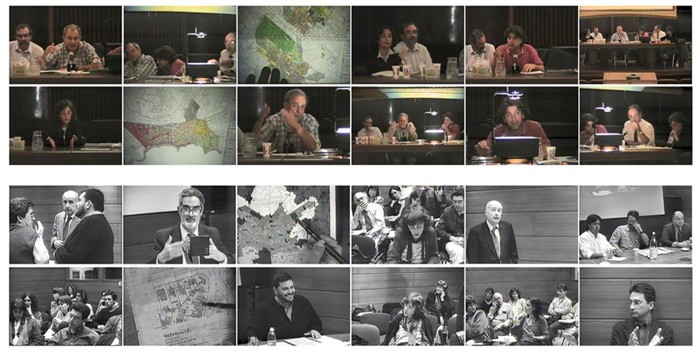 Fotogramas de los protagonistas del Plan. Videos del SMA, FADU, 1997-1998.