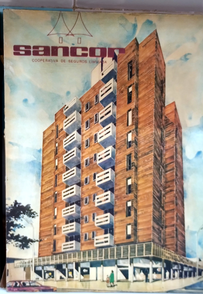 Proyecto de vivienda multifamiliar en Sunchales, Santa Fe, Brugiavini, c. 1973.